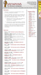 Mobile Screenshot of metapedia.org